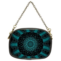 Ornament District Turquoise Chain Purse (two Sides) by Pakrebo