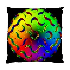 Ball Sphere Digital Art Fractals Standard Cushion Case (one Side) by Pakrebo