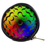 Ball Sphere Digital Art Fractals Mini Makeup Bag Front