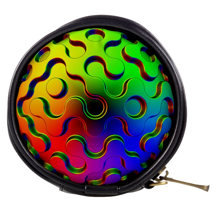 Ball Sphere Digital Art Fractals Mini Makeup Bag