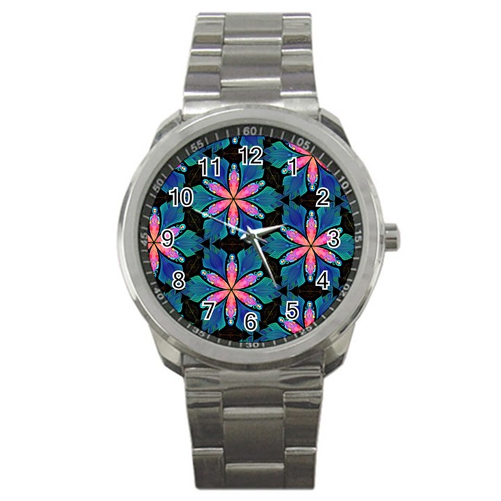 Ornament Digital Color Colorful Sport Metal Watch