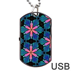 Ornament Digital Color Colorful Dog Tag USB Flash (One Side)