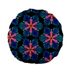 Ornament Digital Color Colorful Standard 15  Premium Flano Round Cushions Front