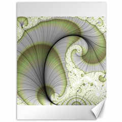 Graphic Fractal Eddy Curlicue Leaf Canvas 36  X 48  by Pakrebo