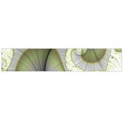 Graphic Fractal Eddy Curlicue Leaf Large Flano Scarf  by Pakrebo