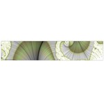 Graphic Fractal Eddy Curlicue Leaf Large Flano Scarf  Front