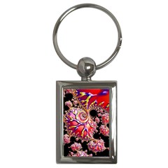 Fractals Colorful Pattern Key Chain (rectangle)