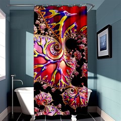 Fractals Colorful Pattern Shower Curtain 36  X 72  (stall)  by Pakrebo