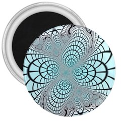 Digital Art Fractal Abstract 3  Magnets by Pakrebo