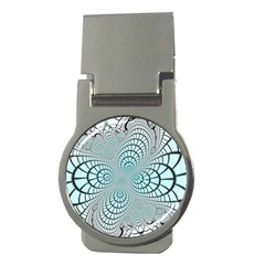 Digital Art Fractal Abstract Money Clips (round) 