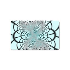 Digital Art Fractal Abstract Magnet (name Card) by Pakrebo