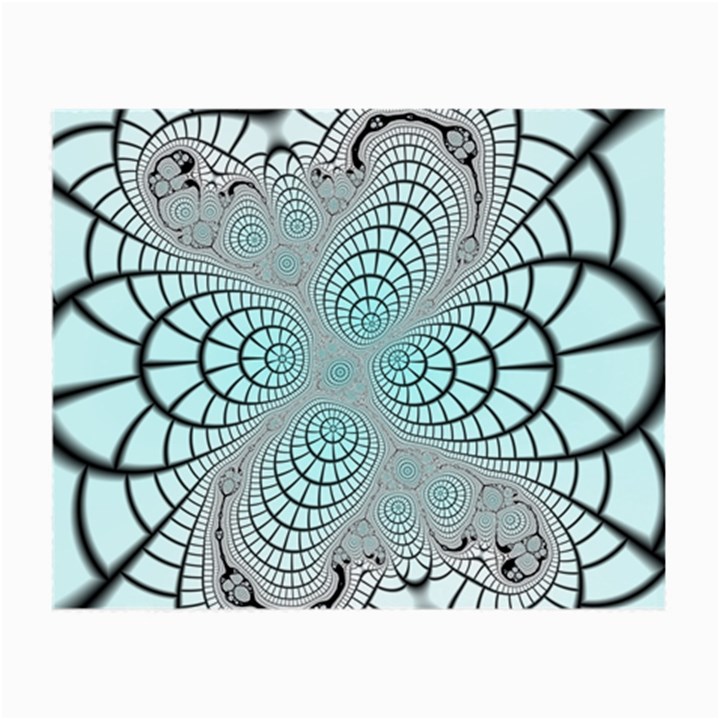 Digital Art Fractal Abstract Small Glasses Cloth (2 Sides)