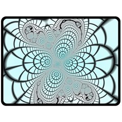 Digital Art Fractal Abstract Fleece Blanket (large)  by Pakrebo