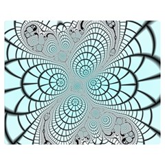 Digital Art Fractal Abstract Double Sided Flano Blanket (medium)  by Pakrebo