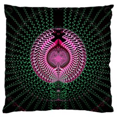 Fractal Traditional Fractal Hypnotic Large Cushion Case (two Sides) by Pakrebo