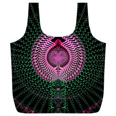 Fractal Traditional Fractal Hypnotic Full Print Recycle Bag (xl) by Pakrebo