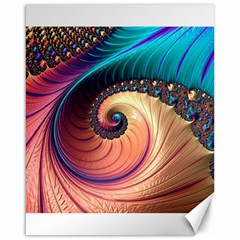 Fractal Multi Colored Fantasia Canvas 16  X 20  by Pakrebo