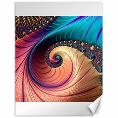 Fractal Multi Colored Fantasia Canvas 18  X 24  by Pakrebo