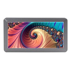 Fractal Multi Colored Fantasia Memory Card Reader (mini) by Pakrebo