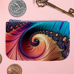 Fractal Multi Colored Fantasia Large Coin Purse