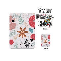 Nature Shape Leaves Flowers Art Playing Cards 54 Designs (mini) by Pakrebo