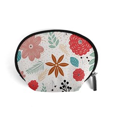 Nature Shape Leaves Flowers Art Accessory Pouch (small) by Pakrebo