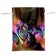 Fractal Colorful Background  Lightweight Drawstring Pouch (xl) by Pakrebo