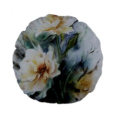 Roses Watercolour Standard 15  Premium Round Cushions