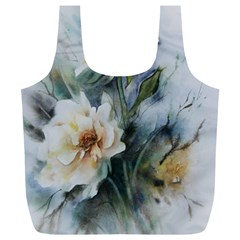 Roses Watercolour Full Print Recycle Bag (xl) by Pakrebo