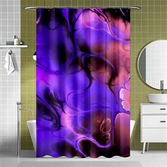 Fractal Flower Shower Curtain 48  X 72  (small)  by Pakrebo