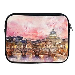 City Buildings Bridge Water River Apple Ipad 2/3/4 Zipper Cases by Pakrebo