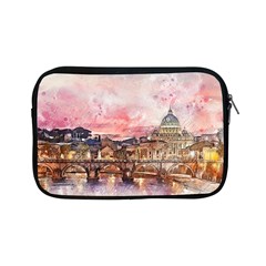 City Buildings Bridge Water River Apple Ipad Mini Zipper Cases by Pakrebo