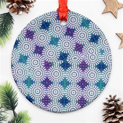 Checkerboard Again 5 Ornament (round) by impacteesstreetwearseven