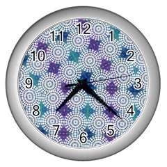 Checkerboard Again 5 Wall Clock (silver) by impacteesstreetwearseven