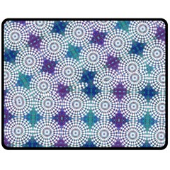 Checkerboard Again 5 Fleece Blanket (Medium) 