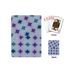 Checkerboard Again 5 Playing Cards Single Design (Mini)