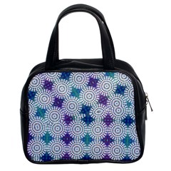 Checkerboard Again 5 Classic Handbag (Two Sides)