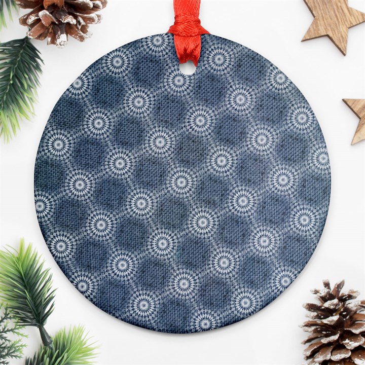 Checkerboard Again 4 Ornament (Round)