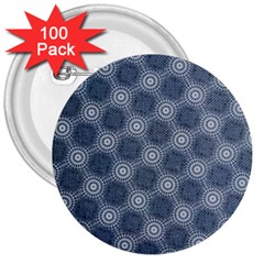 Checkerboard Again 4 3  Buttons (100 Pack)  by impacteesstreetwearseven