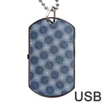 Checkerboard Again 4 Dog Tag USB Flash (One Side) Front