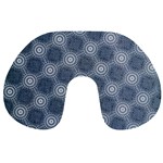 Checkerboard Again 4 Travel Neck Pillow Front