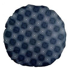 Checkerboard Again 4 Large 18  Premium Flano Round Cushions by impacteesstreetwearseven