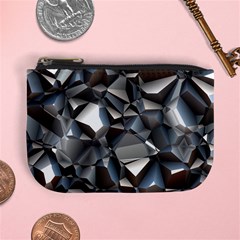 Triangles Polygon Color Silver Uni Mini Coin Purse by Pakrebo