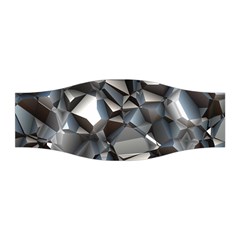 Triangles Polygon Color Silver Uni Stretchable Headband by Pakrebo