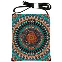 Ornament Circle Picture Colorful Shoulder Sling Bag by Pakrebo