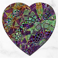 Background Design Art Artwork Jigsaw Puzzle (heart) by Pakrebo