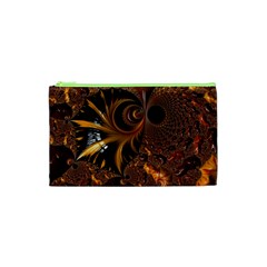 Fractal Brown Golden Intensive Cosmetic Bag (xs)