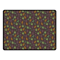 Tribal Leaves House Art Tribal Art Fleece Blanket (small) by Pakrebo