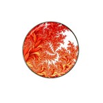 Flora Flowers Background Leaf Hat Clip Ball Marker Front