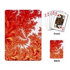 Flora Flowers Background Leaf Playing Cards Single Design (rectangle) by Pakrebo